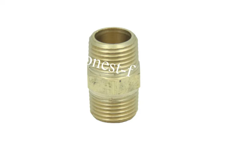 

Brass Pipe Hex Nipple Fitting 1/2" Male BSPT Air Fuel