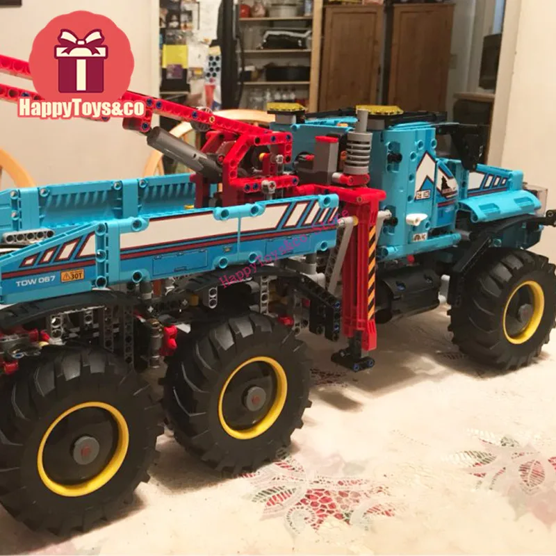 Legoing Technic Series 42070 1912Pcs All Terrain 6X6 Remote Control Truck toys For Children Gift 20056 Building Blocks Set | Игрушки и