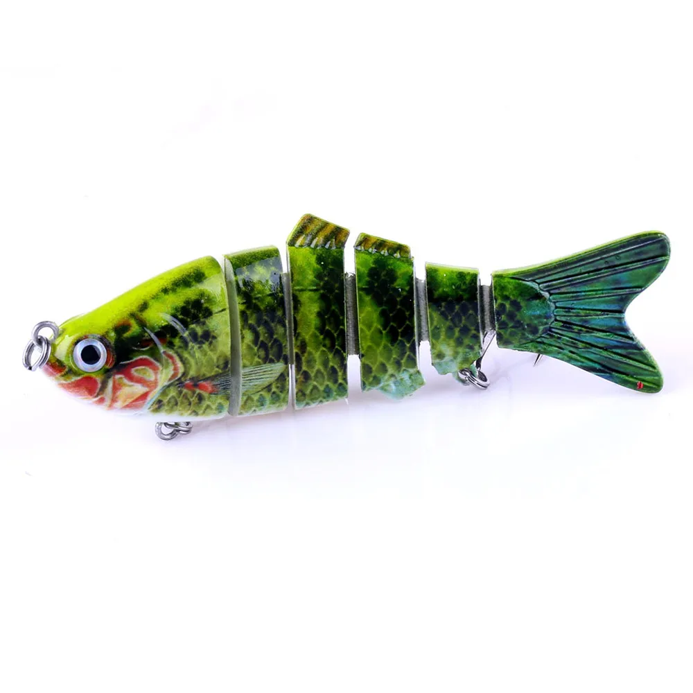 6segment Swimbait приманки Кривошипные твердые рыболовные 7 8 2019 | Спорт и развлечения