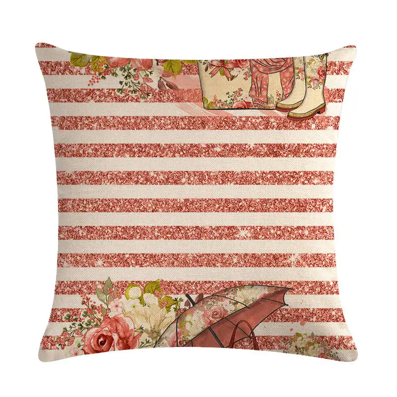 Розовый мешок зонтик наволочка для подушки гребень мультфильм наволочки