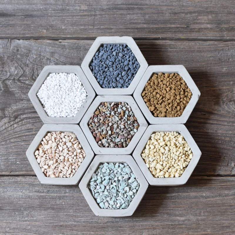 Силиконовая формочка в виде цветов ваза Шестигранная Геометрическая Цветочная