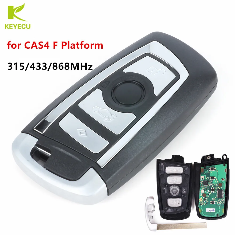 KEYECU New Replacement Remote Car Key Fob 4 Button 7953 Chip for BMW CAS4 F Platform 5 Series / 7 2010-2012 KR55WK49863 | Автомобили и