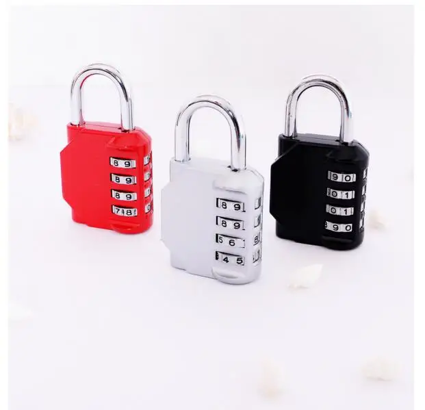 12 шт./лот! Замок с 4 мя цифрами и кодом для багажа|lock padlock|password lock padlocklock combination |