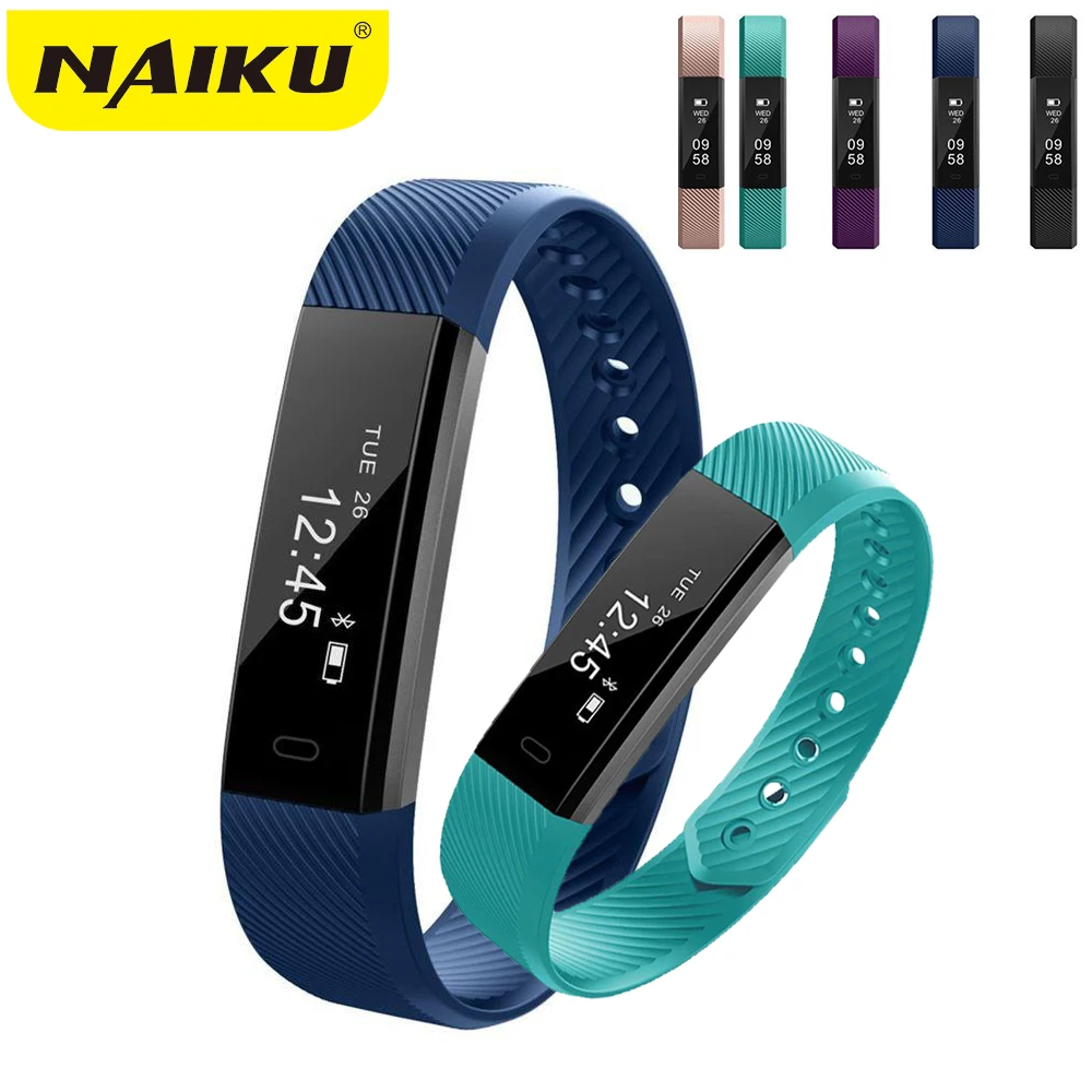 Smart Браслет ID115Fitness трекер шаг счетчика Монитор активности группа будильник