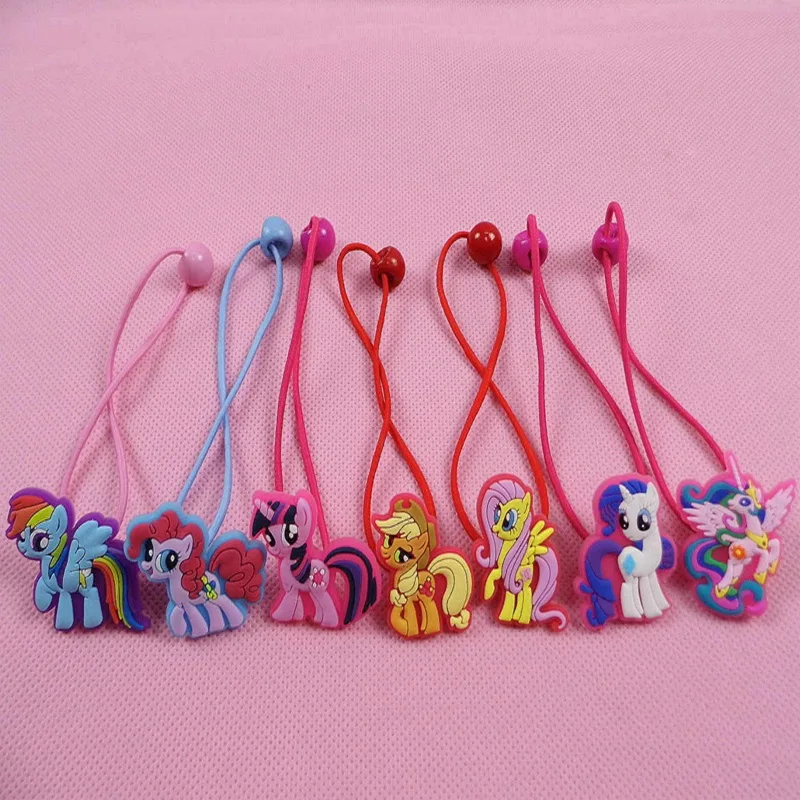 7 шт./лот мой милый маленький Единорог мультяшный головной убор эластичные