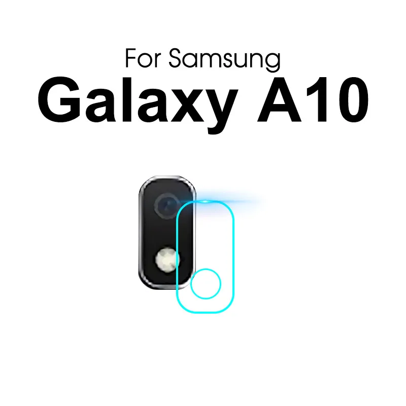 For Galaxy A10 2 шт. закаленное Стекло для samsung Galaxy S10 плюс S10e S8 S9 A10 A30 A50 M10 M20 M30 Стекло Защита объектива камеры Стекло протектор - Цвет: For Galaxy A10