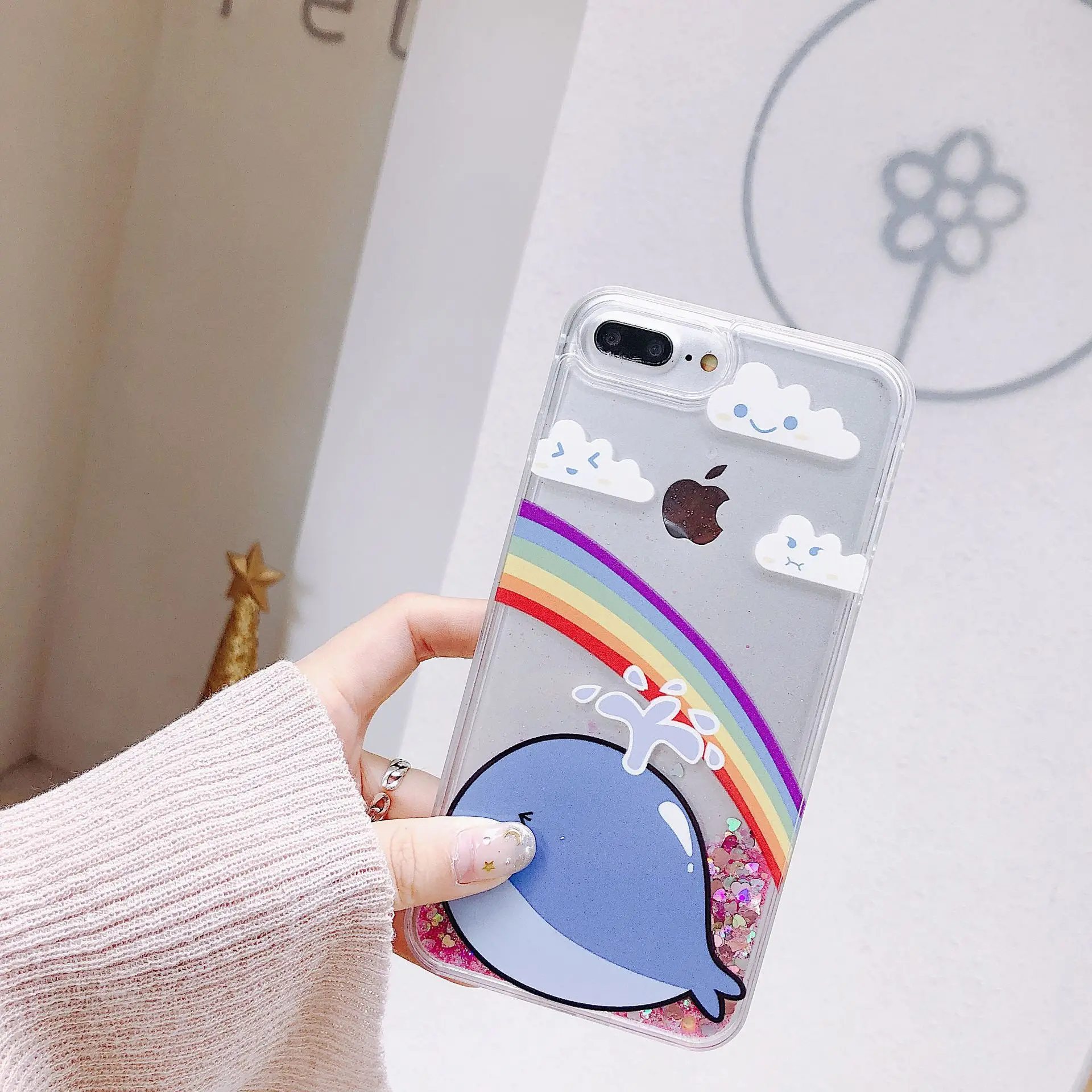 Милый мультяшный чехол для телефона с изображением обнаженного медведя бутылки