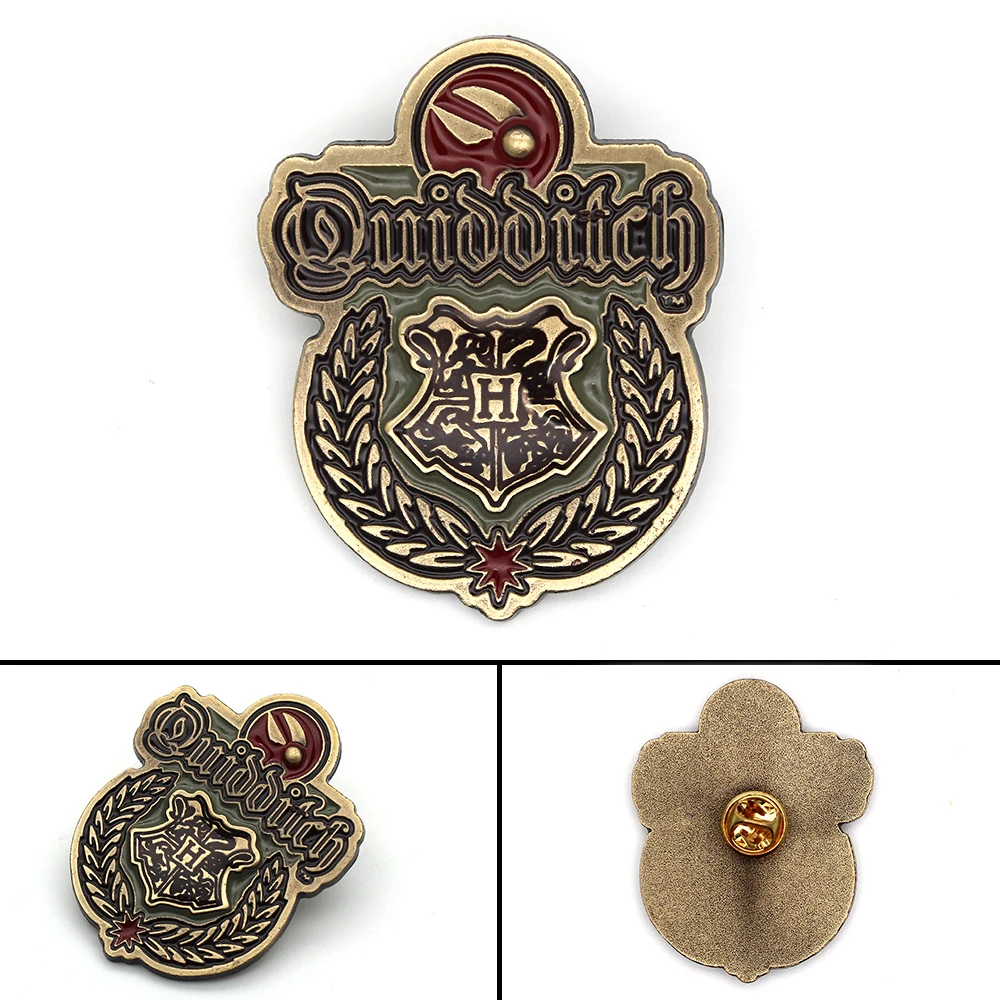 Знак школы Хогвартс Гриффиндор Ravenclaw Слизерин Hufflepuff Сова символ металлическая