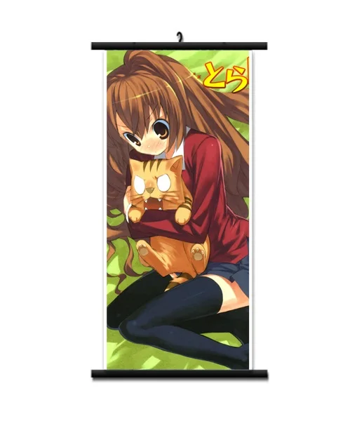 November update Anime TIGERxDRAGON! Toradora Aisaka Taiga Kawashima Ami домашний декор настенные прокрутки