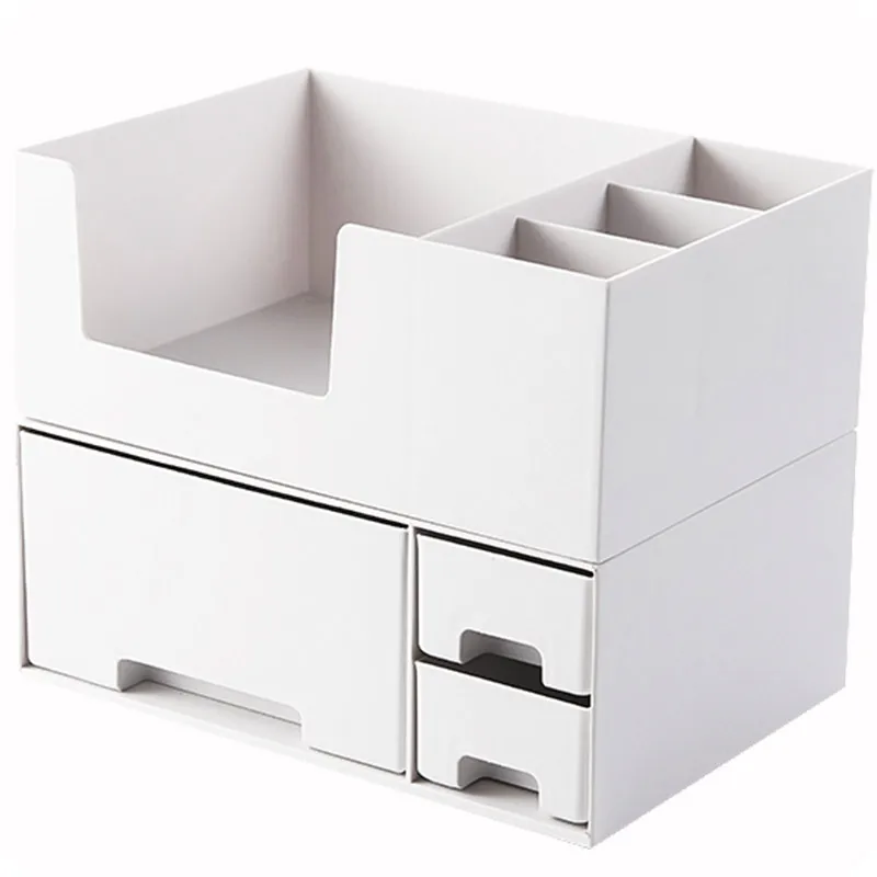 

Student Dormitory Rangement Makeup Organizer Household Drawer Plastic Box Desktop Lipstick Holder Cosmetic Storage Box
