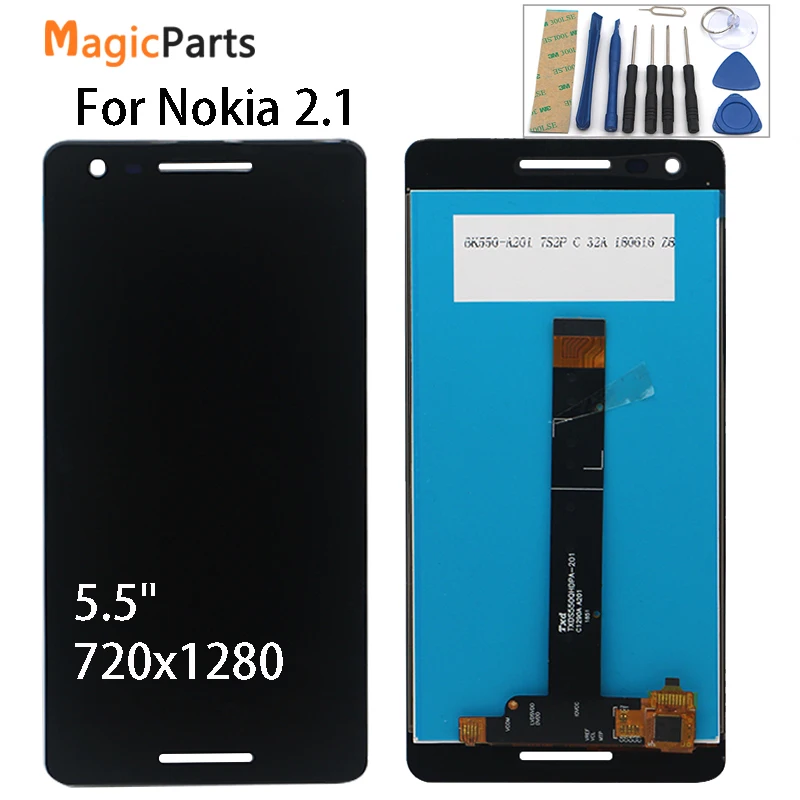 Для Nokia 2 1 LCD TA 1080 1084 A 1086 1092 1093 дисплей и сенсорный экран дигитайзер + инструменты