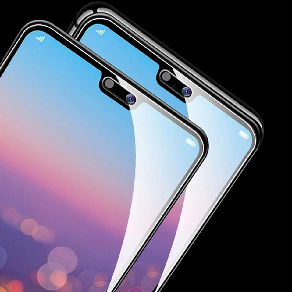 5D изогнутый край закаленное Стекло для huawei P20 Pro Y3 Y5 Y6 Y9 2017 2018 полное покрытие Экран