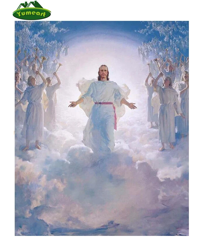 YUMEART DIY алмазная живопись Иисуса пурза вышивка полностью Алмазная крестиком