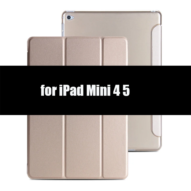 Чехол AIYOPEEN для iPad Mini 4 3 2 из искусственной кожи с функцией автоматического сна/пробуждения для iPad Mini 2 чехол смарт-чехол подставка держатель для iPad Mini 5 Чехол - Цвет: gold-45