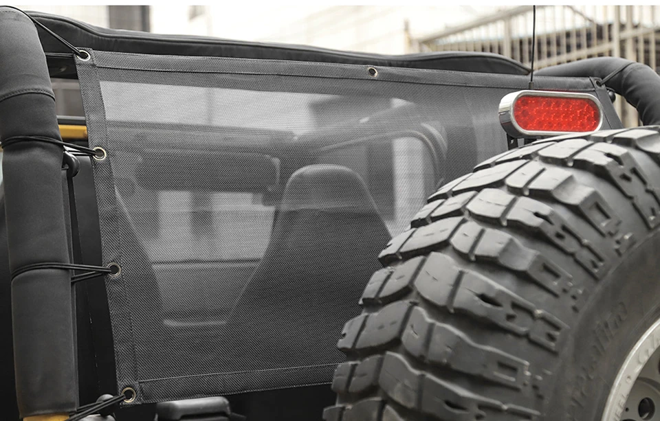 SHINEKA автомобильные чехлы для Jeep wrangler tj 1997-2006 Топ Солнцезащитная сетка автомобильный чехол на крышу багажника защита от ультрафиолета сетка для wrangler TJ