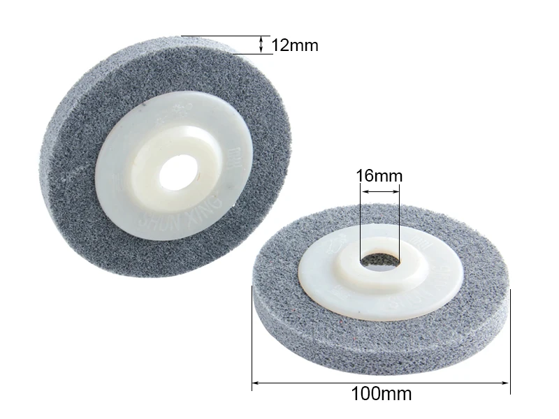 Nylon Fiber Polishing Wheel 4"/100mm Grinding Abrasive Disc 7p Metal Polishing Abrasive Tools