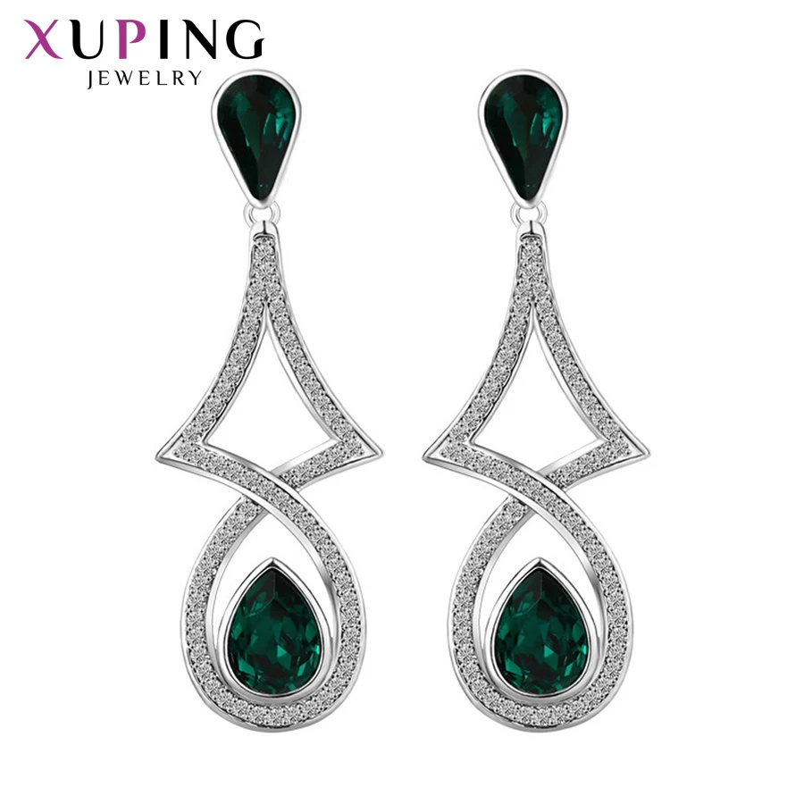Xuping модные серьги высокого качества Кристаллы от Swarovski цвет покрытием шарм дизайн для женщин подарок XE2219
