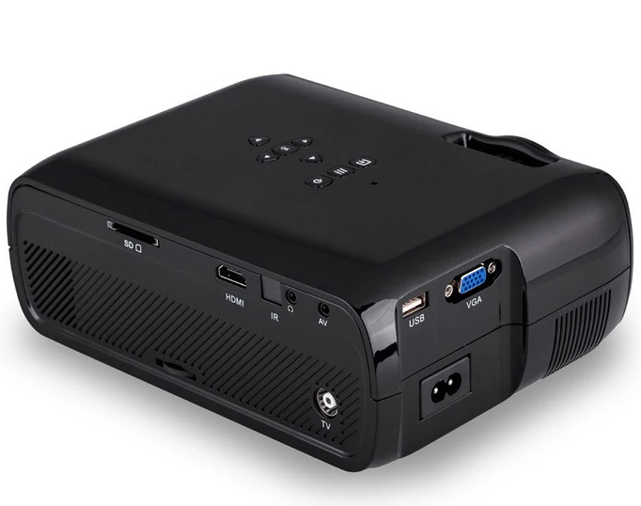 Wzatco Android 6.0 светодиодный мини-проектор домашнего кинотеатра 1800 люмен HD ЖК-дисплей