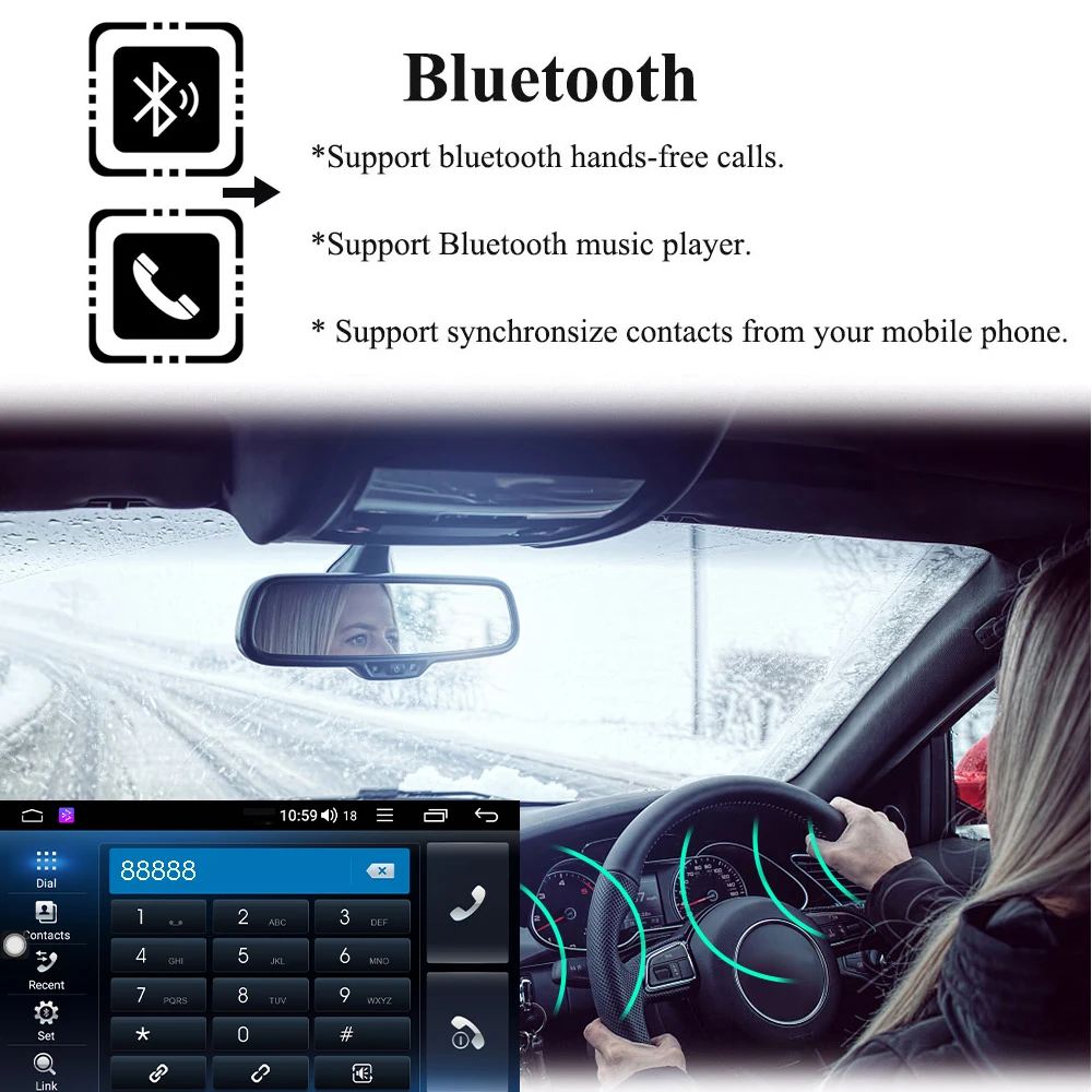 ARKRIGHT " 2Din 4+ 64 ГБ Android 8,1 автомобильный Радио/Автомобильный приемник SC9853 стерео Авто gps поддержка 4G sim-карты DSP/wirless carplay