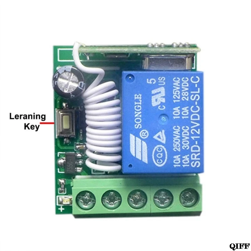 Drop Ship&ampWholesale DC 12V 1CH Relay Receiver Module RF Transmitter 433Mhz Wireless Remote Control Switch APR28 | Электроника
