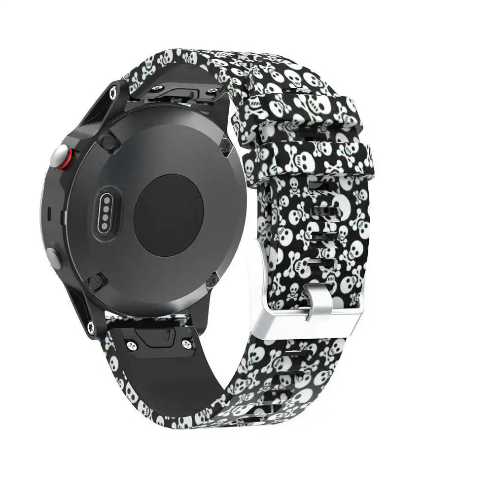 Сменный силиконовый ремешок для умных часов быстрая установка мягкий Garmin Fenix 5 GPS