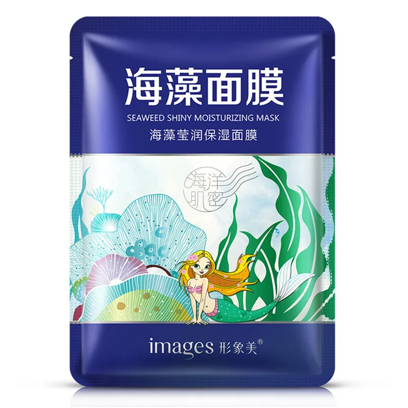 1 шт. увлажняющая маска для лица с морскими водорослями корейская косметика