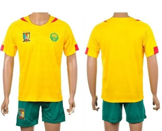 A+++ Top Thailand Quality 2014 World Cup Cameroon Away Soccer Jerseys Shirt Futbol Shirt. | Спорт и развлечения