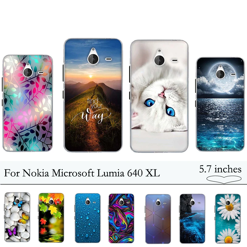 Мягкий силиконовый чехол из ТПУ для Nokia Microsoft Lumia 640 XL Роскошный 640XL чехлы