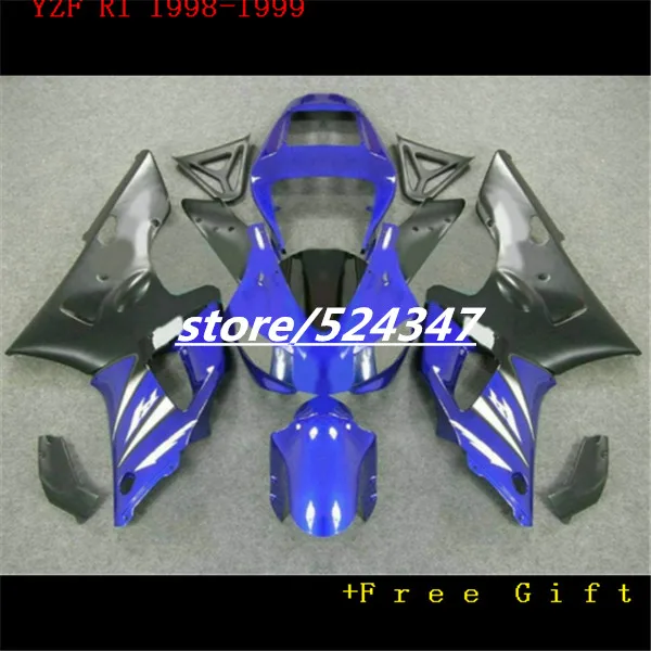 

Nn-Custom 100% fit factory fairings kit for 1998 1999 YZF R1 98 99 YZFR1 blue black aftermarket body fairing kits for Yamaha
