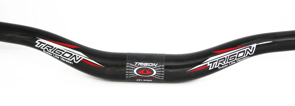 Pаспродажа Горизонтальный руль для велосипеда TRIGON HB108 MTB из углеродного волокна карбоновый руль 660 мм * 31,8 мм