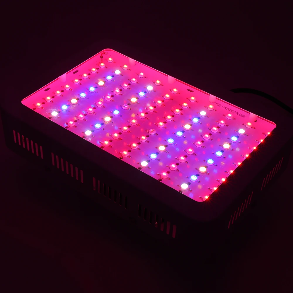 Светодиодная лампа полного спектра для выращивания растений 1000 Вт 100 светодиодов