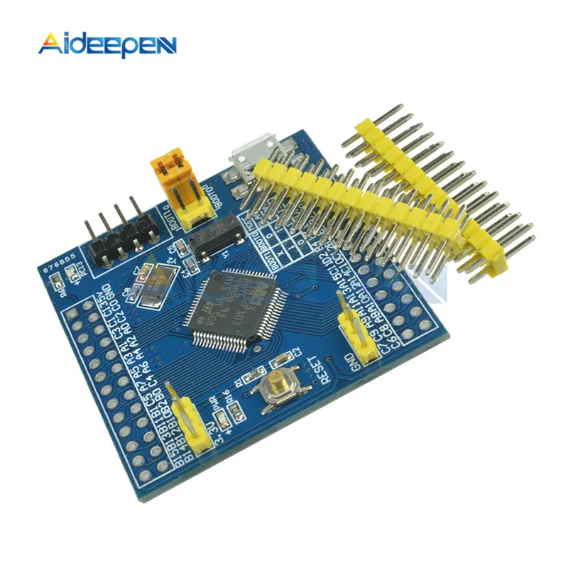Мини STM32F103RBT6 ARM STM32 Системы модуль макетной платы Cortex-m3 IIC EEPROM РТК с украшением в виде кристаллов SDIO держатель для карт светодиодный MC-30" сделай сам"