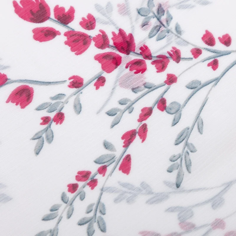 SEMIR женская шифоновая блузка с цветочным принтом оборкой воланом рукавами