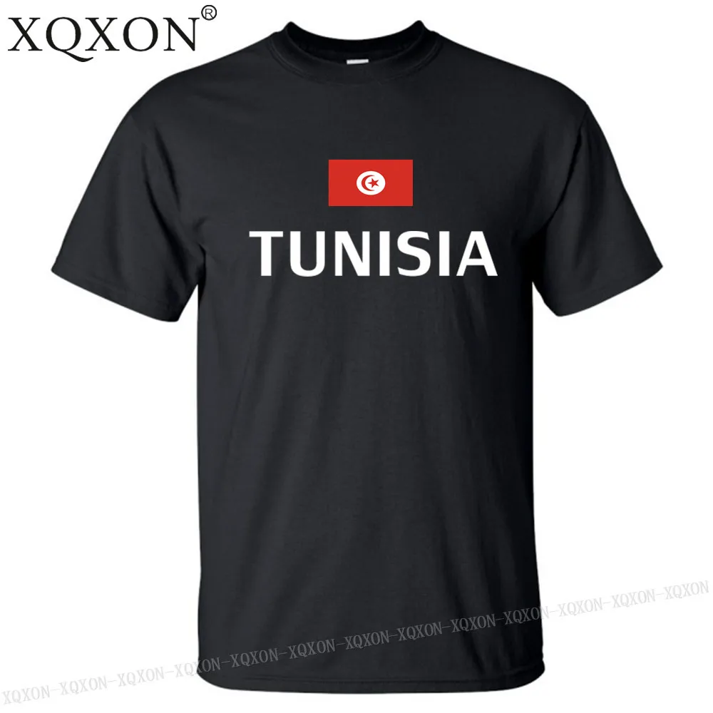 

New-Tunisia flag printed harajuku summer t shirt men tops 2022 high quality man tshirt K192