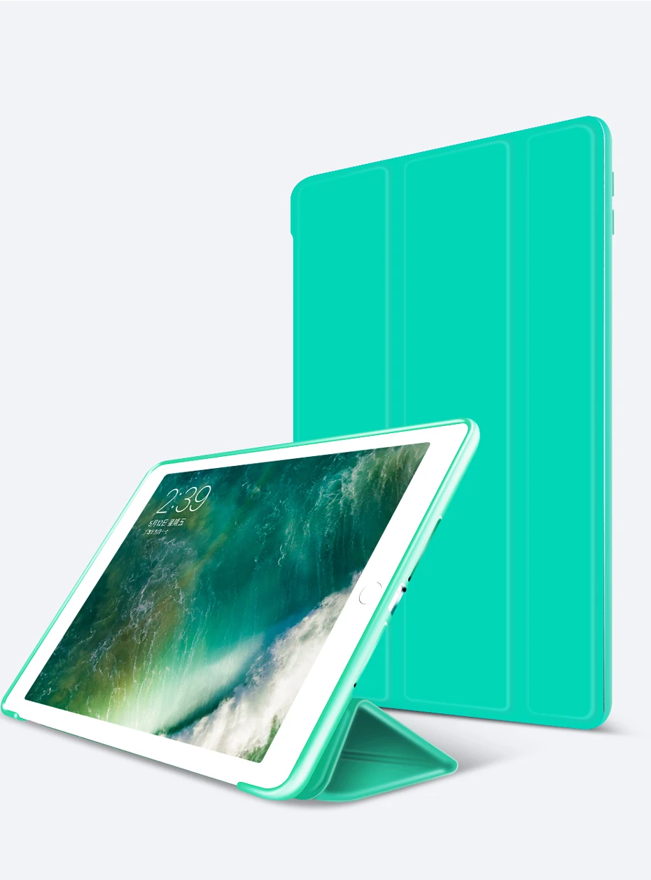 Case for iPad 9.7 Magnetic Stand Silicone Soft Back Cover for iPad 6th 5th Generation A1893 A1954 A1822 A1823 Funda