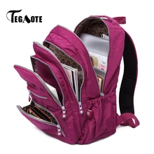 TEGAOTE, женский рюкзак, школьная сумка для девочек-подростков, Mochila Feminina Mujer, женский рюкзак для ноутбука, рюкзак для путешествий, женская сумка