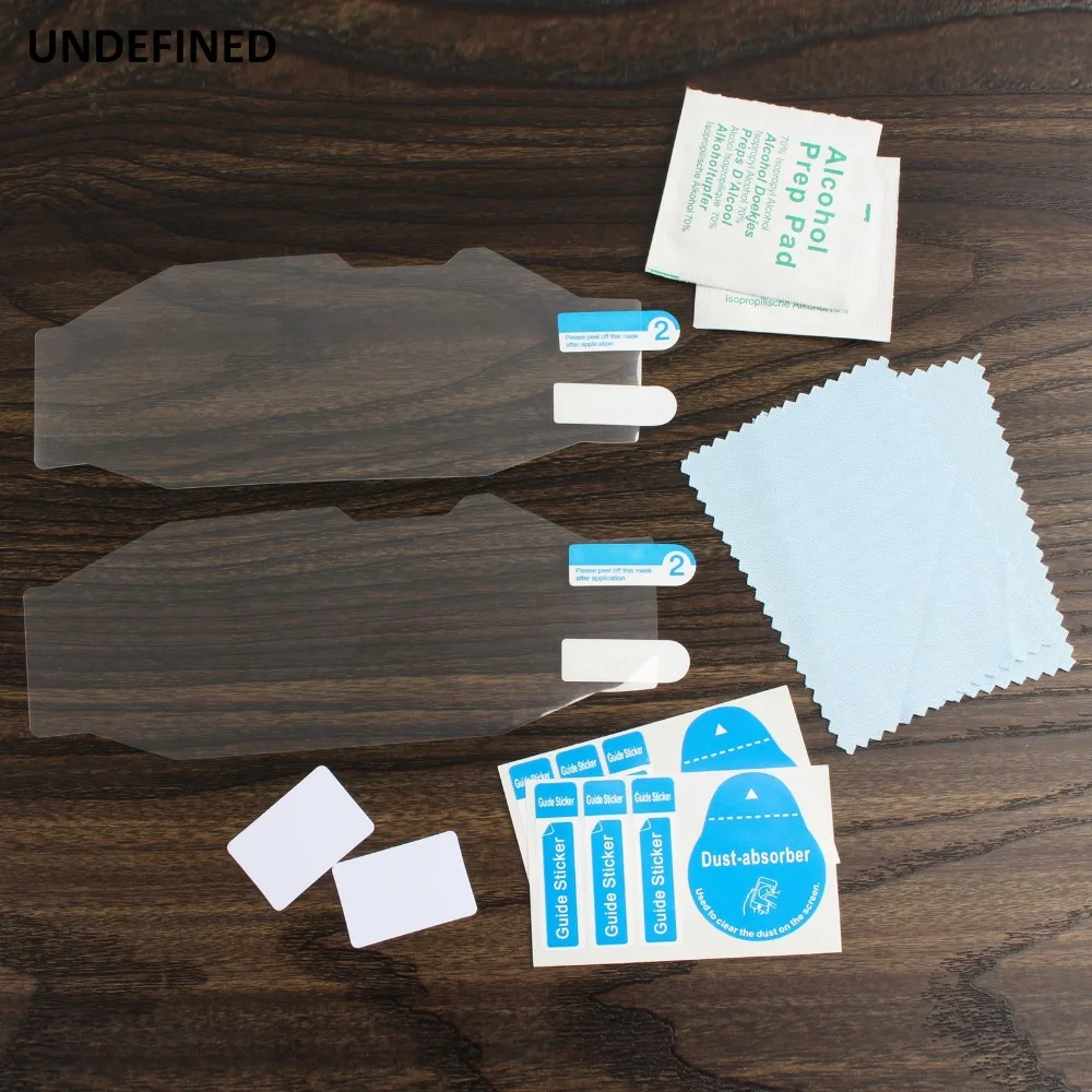 2 комплекта мотоцикла стикеры приборная панель протектор нуля Спидометр плёнки