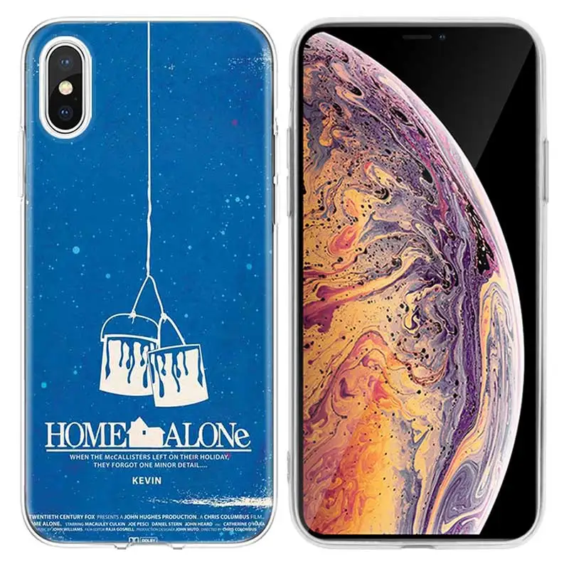 06 Чехол для Apple iPhone 7 5 5S SE 5C 6 6S 8 6/6S 7/7S 8/8S Plus чехол для iPhone 11 11Pro X XR XS MAX Home Alone мягкий чехол с принтом - Цвет: 06