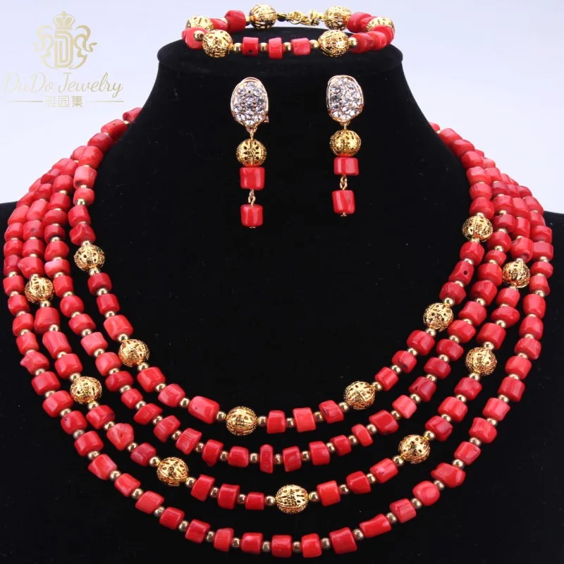Комплект из колье серёг и браслета в африканском стиле|necklace earring bracelet set|nigerian wedding