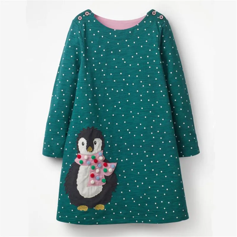 Disney Appliques Bunny Toddler dresses girls clothing autumn baby long sleeve cotton polk dot kids frocks | Детская одежда и обувь