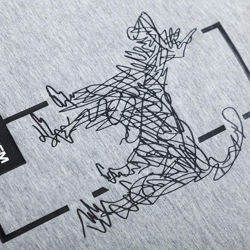 Мужская футболка с коротким рукавом SEMIR модная в стиле хип хоп круглым вырезом и