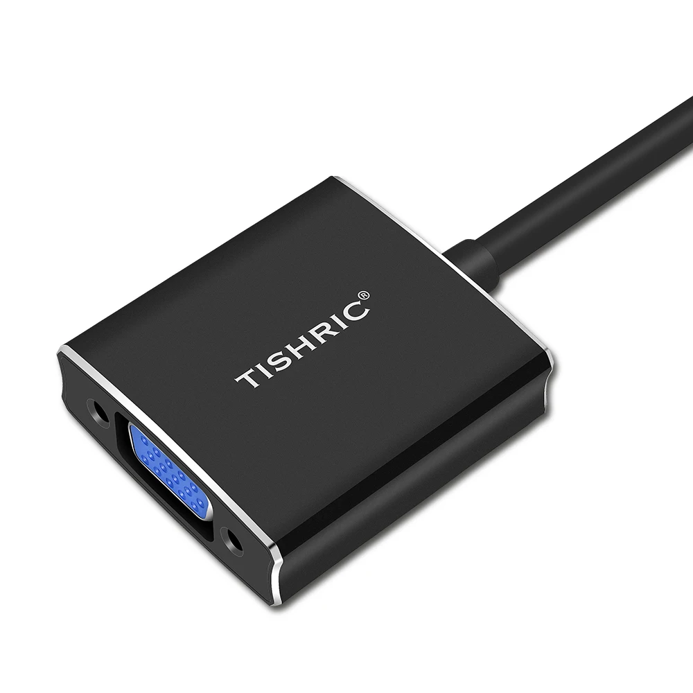 TISHRIC 2018 самый новый HDMI к VGA кабель адаптер 1080P с Мощность нет аудио Мужской Женский