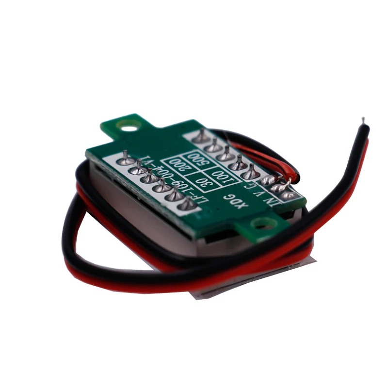 Мини цифровой 4 5 v-30v Красный светодиодный дисплей Вольтметр для электромобиля