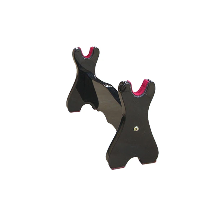 Класс А Жесткий деревянный меч стенд для дисплея черный глянцевый лакированный