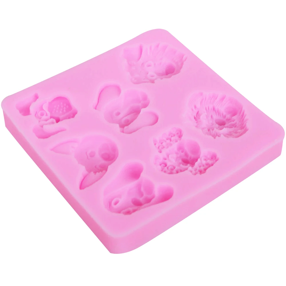 Силиконовая форма в форме собаки Sophronia 3D модная для выпечки торта M141|cake mould|fondant cake