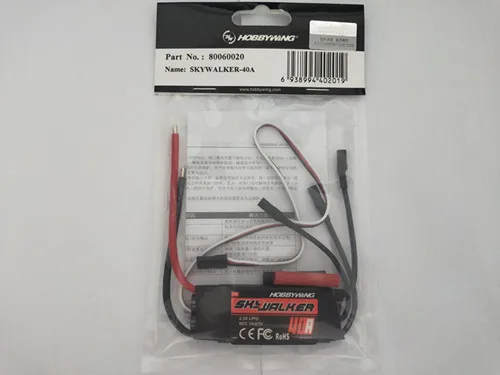 Hobbywing Skywalker 40A UBEC бесщеточный ESC с 5 V/5A BEC для RC самолета