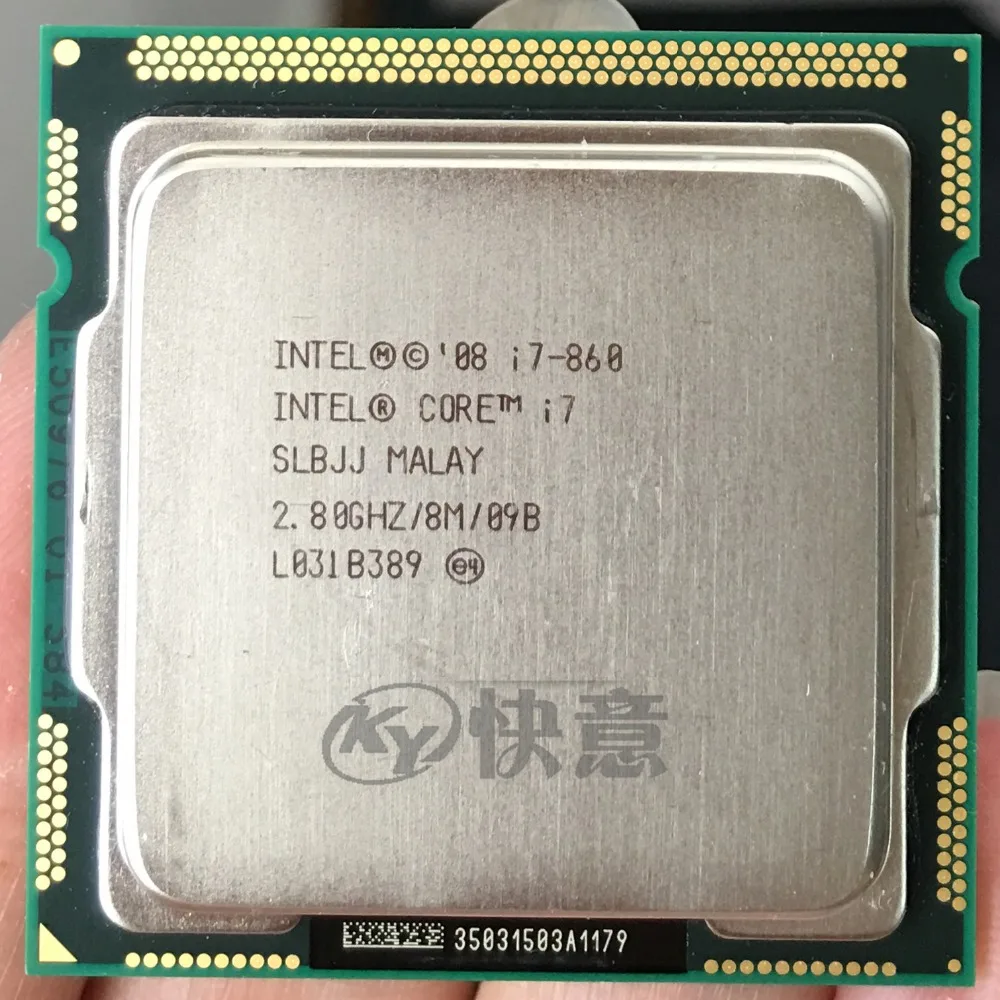 Процессор Intel Core i7 860 I7 860SLBJJ четырехъядерный процессор 2 80 ГГц 8 Мб Sockel 1156 95 Вт