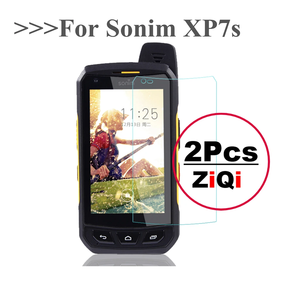 ZiQi 2 шт. закаленное стекло для Sonim XP7s Защита экрана чехол с защитной пленкой