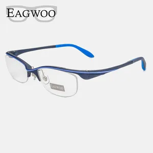 Спортивные супер светильник оптические оправы, рецептурные мужские дизайнерские очки, спортивные Полуободковые очки с противоскользящей дужкой 28090