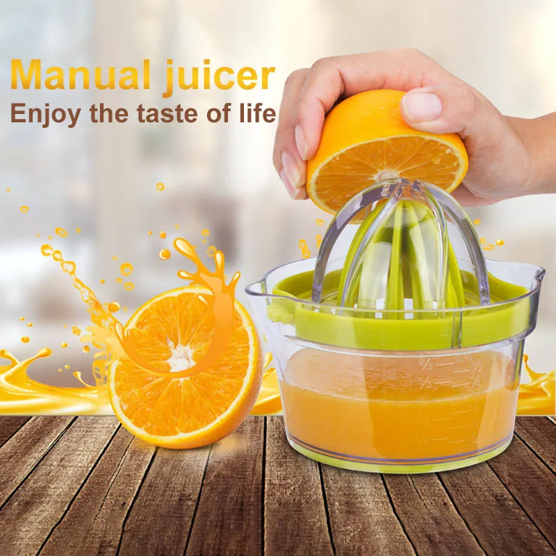 Lemon Orange Juicer Manual Hand Squeezer with Built-in Transparent Measuring Cup for Kitchen XB 66 | Дом и сад
